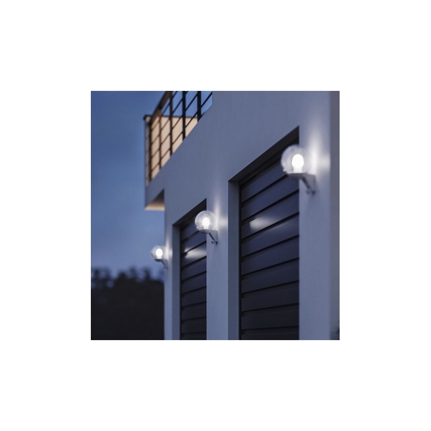 STEINEL 005917 - Outdoor wall light with sensor L585S 1xE27/60W white IP44