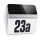 STEINEL 007140 - LED Solar house number XSolar LH-N LED/0,03W stainless steel IP44 2500 mAh