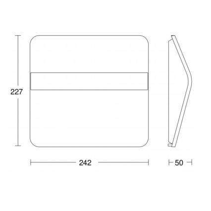 STEINEL 007140 - LED Solar house number XSolar LH-N LED/0,03W stainless steel IP44 2500 mAh