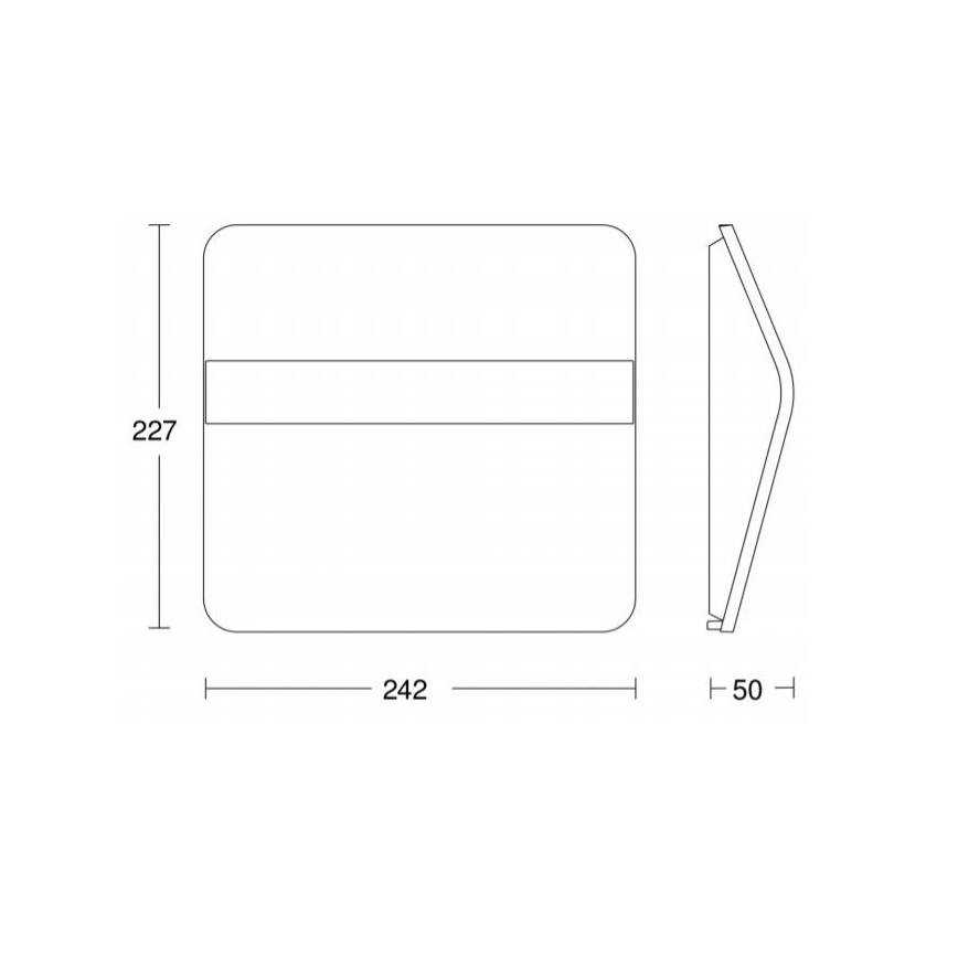STEINEL 007140 - LED Solar house number XSolar LH-N LED/0,03W stainless steel IP44 2500 mAh