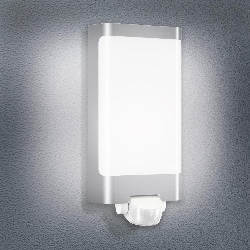 STEINEL 010461 - LED Outdoor light with a sensor L240LED LED/7,5W stainless steel IP44