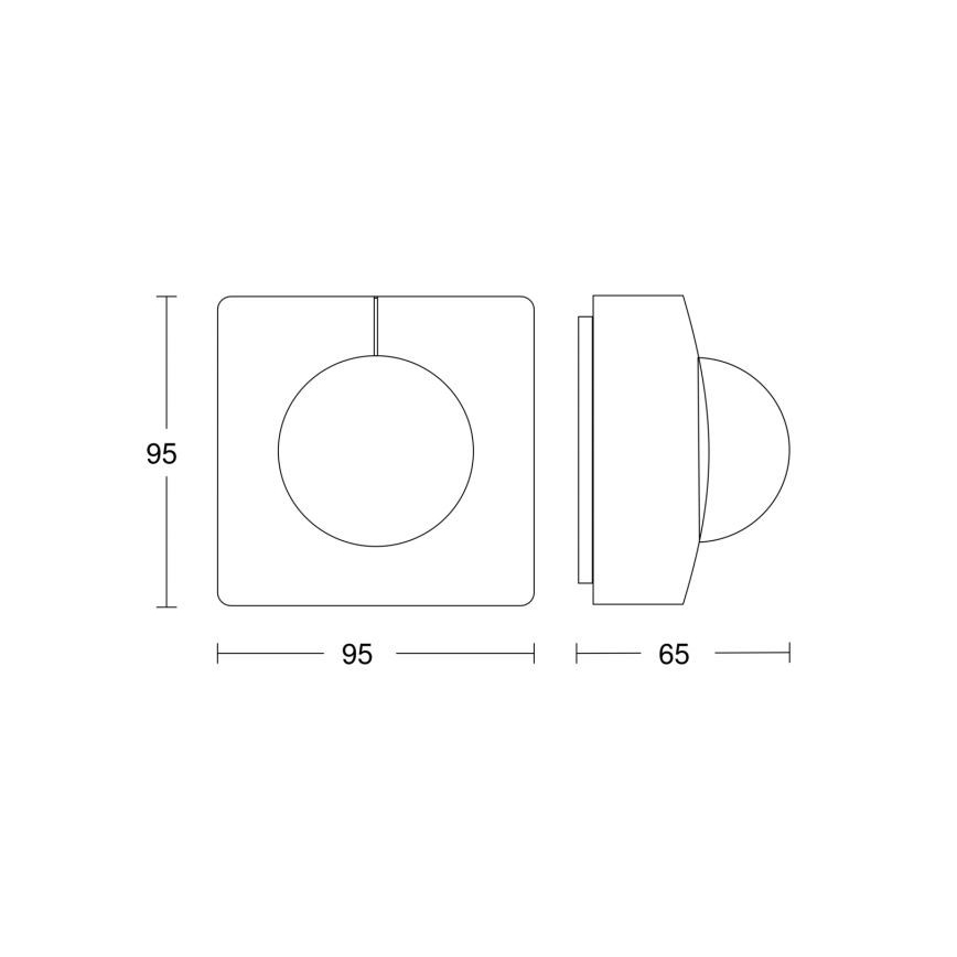 STEINEL 010478 - Outdoor motion sensor IS3360 AP COM1 IP54