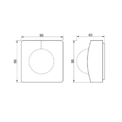 STEINEL 011642 - Outdoor motion sensor IS 3360 MX Highbay white IP54