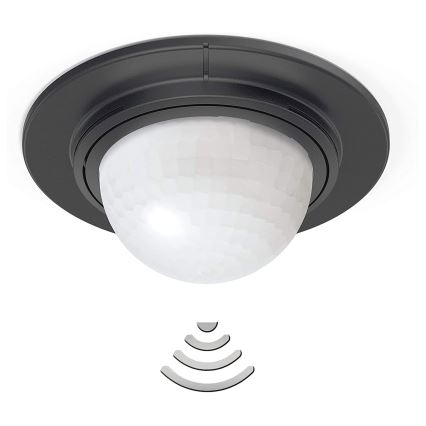 STEINEL 032852 - Outdoor motion sensor recessed IS360-1DE black IP54