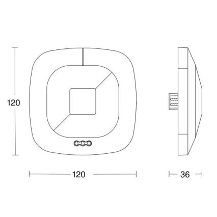 Steinel 033972 - Presence detector HF 360 LiveLink white