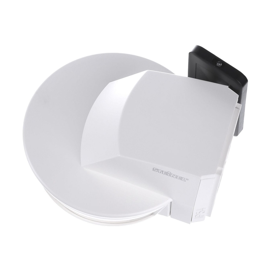 STEINEL 034955 - Outdoor motion sensor SenslQ S white IP54 + remote control
