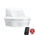 STEINEL 034955 - Outdoor motion sensor SenslQ S white IP54 + remote control