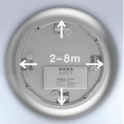 Steinel 035440 - LED Outdoor ceiling light with sensor QUATTRO LED/10W/230V IP54