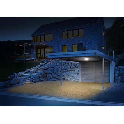 Steinel 035440 - LED Outdoor ceiling light with sensor QUATTRO LED/10W/230V IP54