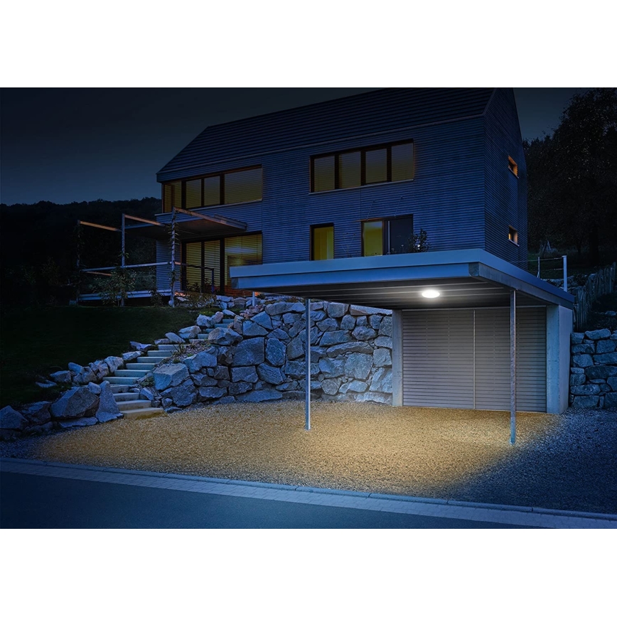 Steinel 035440 - LED Outdoor ceiling light with sensor QUATTRO LED/10W/230V IP54