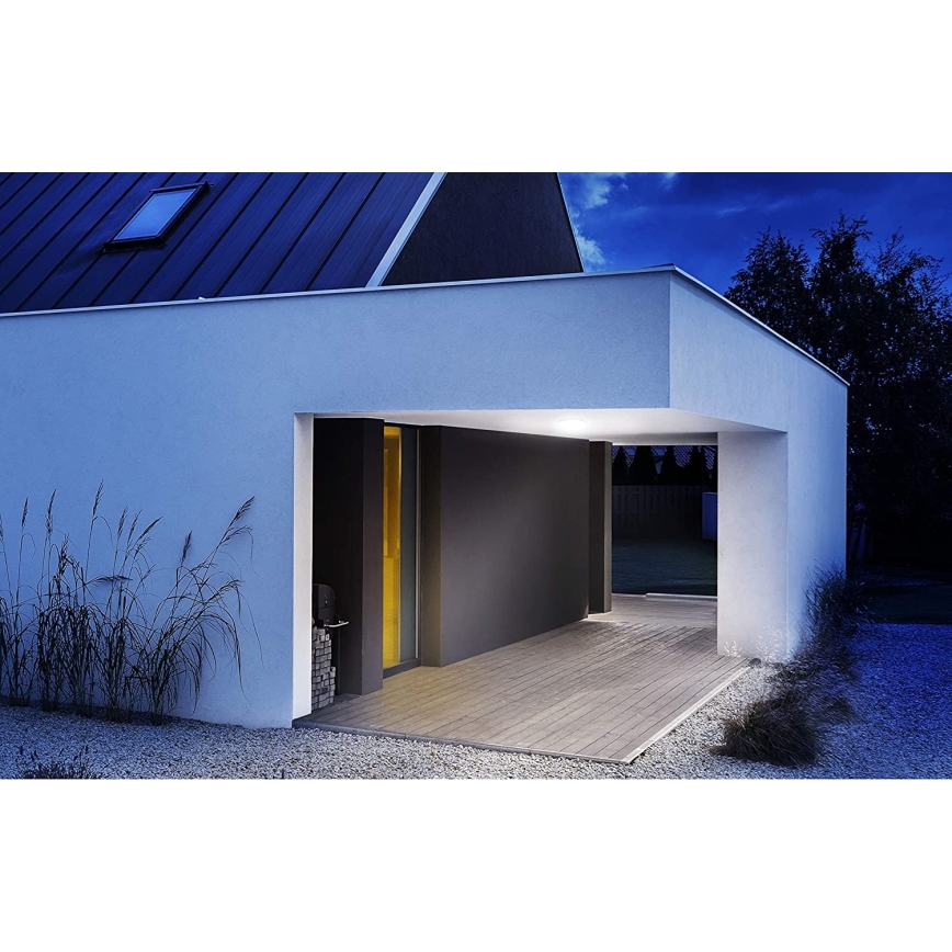 Steinel 035440 - LED Outdoor ceiling light with sensor QUATTRO LED/10W/230V IP54