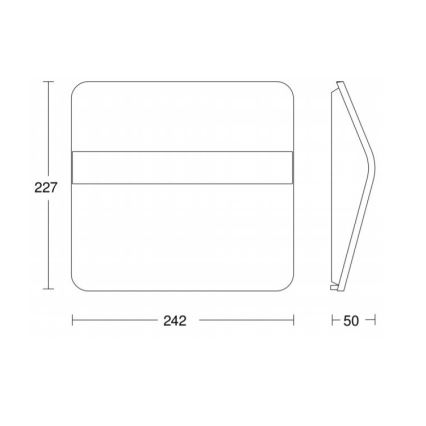 STEINEL 035730 - LED Solar house number XSolar LH-N LED/0,03W IP44 2500 mAh