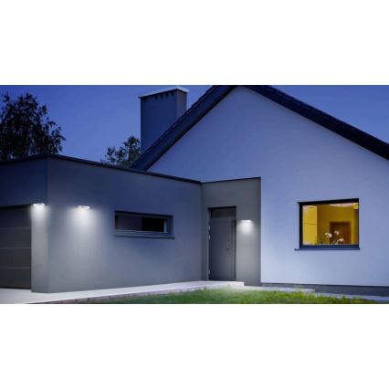 Steinel 052652 - LED Solar light with a sensor XSolar SOL-O LED/1,5W 2x2000mAh IP44 silver