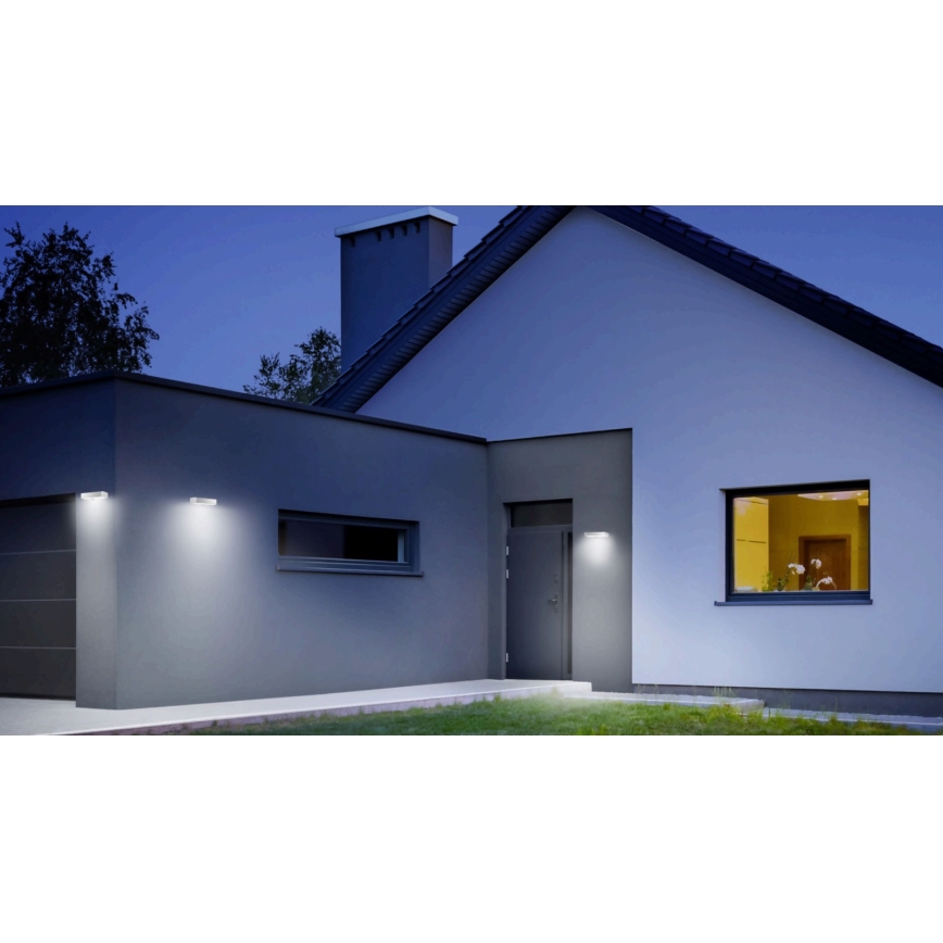 Steinel 052652 - LED Solar light with a sensor XSolar SOL-O LED/1,5W 2x2000mAh IP44 silver