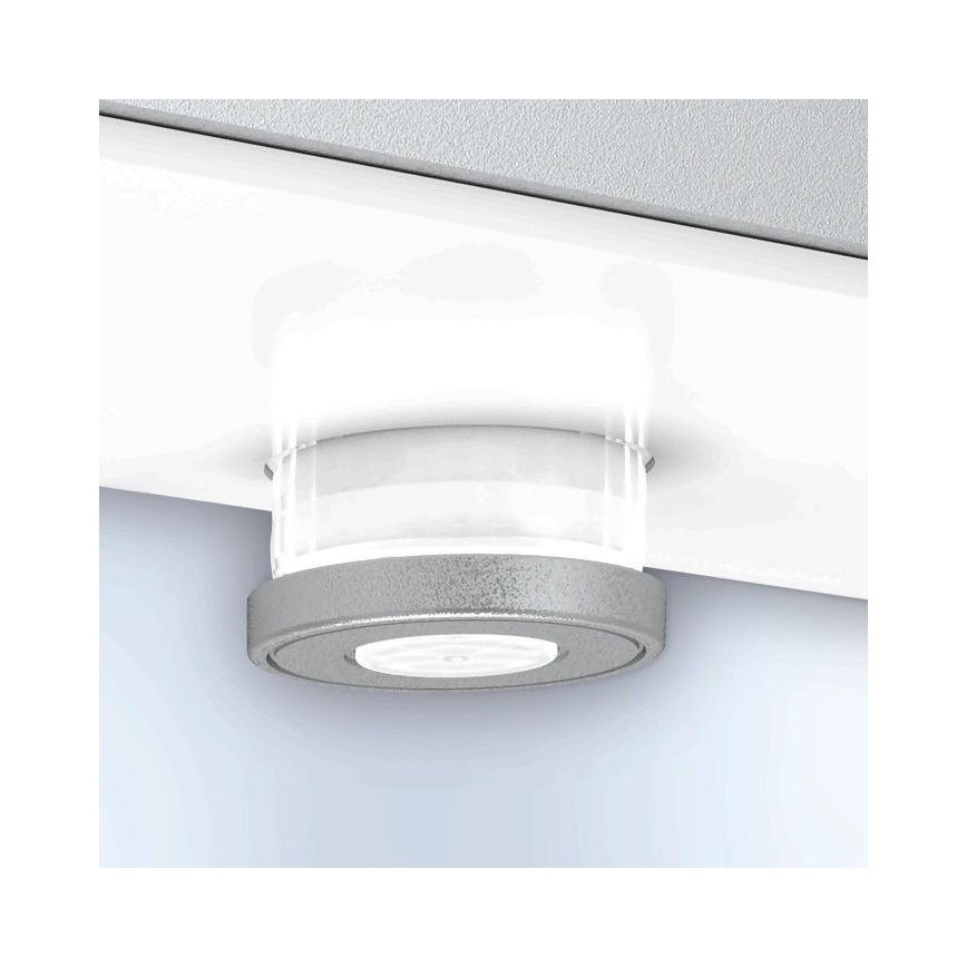 Steinel 052652 - LED Solar light with a sensor XSolar SOL-O LED/1,5W 2x2000mAh IP44 silver