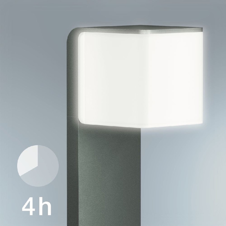 Steinel 055479 - LED Dimmable outdoor lamp with sensor CUBO LED/9,5W/230V IP44 anthracite