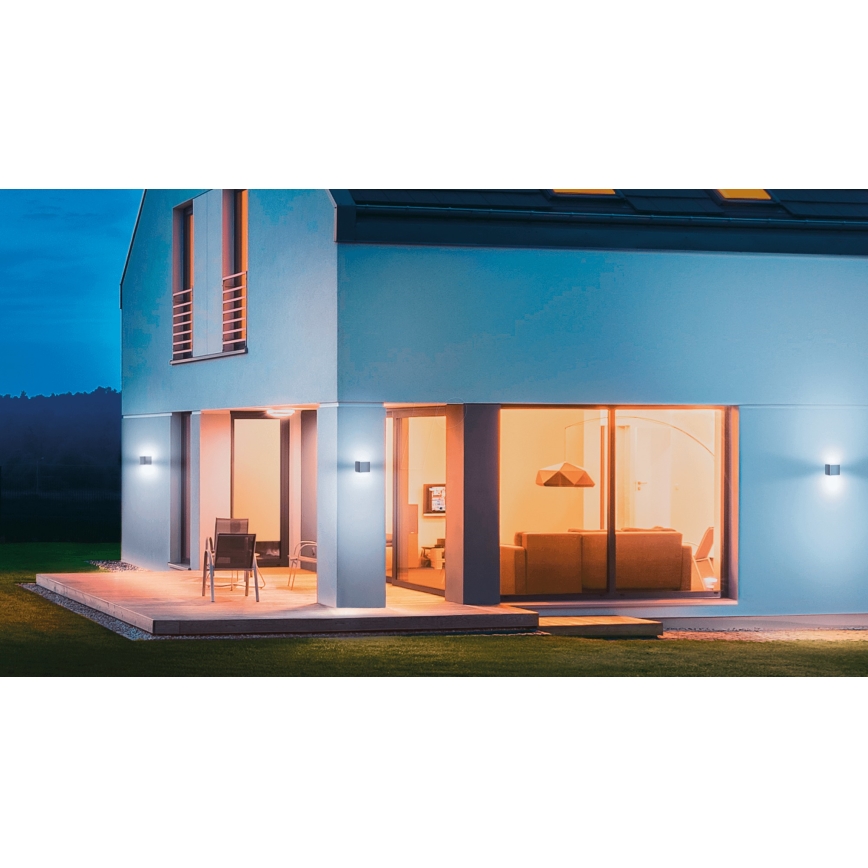 Steinel 055493 – LED Outdoor Light with a Motion Detector L 830 LED/9.5W/230V IP44 Anthracite