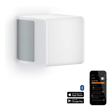 Steinel 055523 – LED Outdoor Light with a Motion Detector L 835 LED/9.5W/230V IP44 Silver