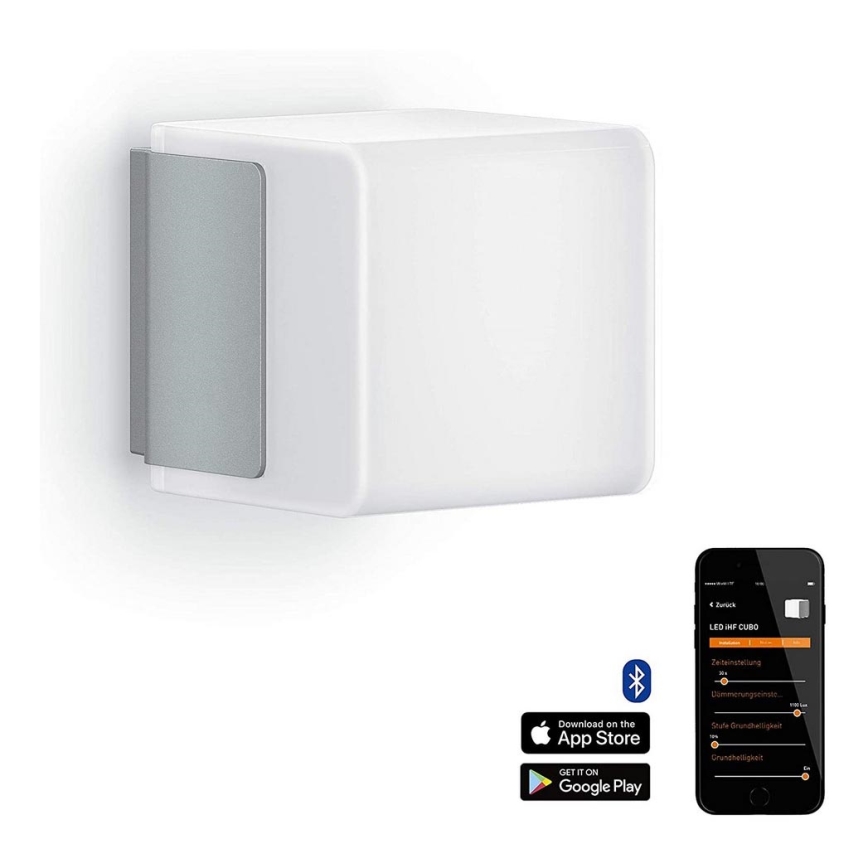 Steinel 055523 – LED Outdoor Light with a Motion Detector L 835 LED/9.5W/230V IP44 Silver