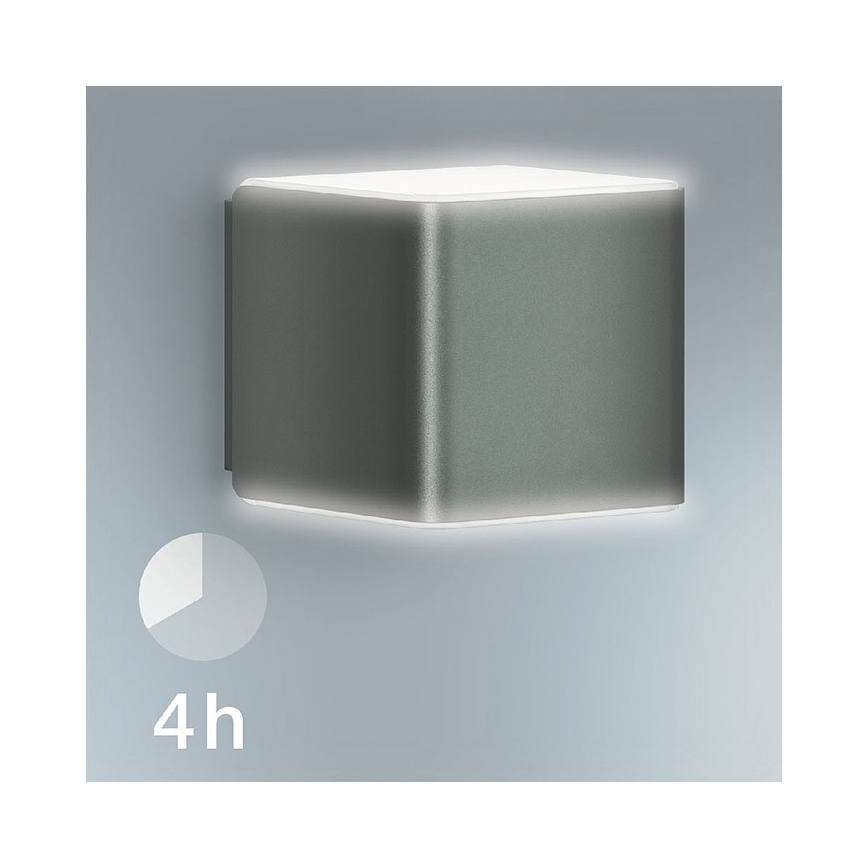 Steinel 055530 - LED Outdoor light with sensor L 840 LED/9,5W/230V IP44 anthracite