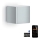 Steinel 055547 - LED Outdoor light with sensor L 840 LED/9,5W/230V IP44 silver