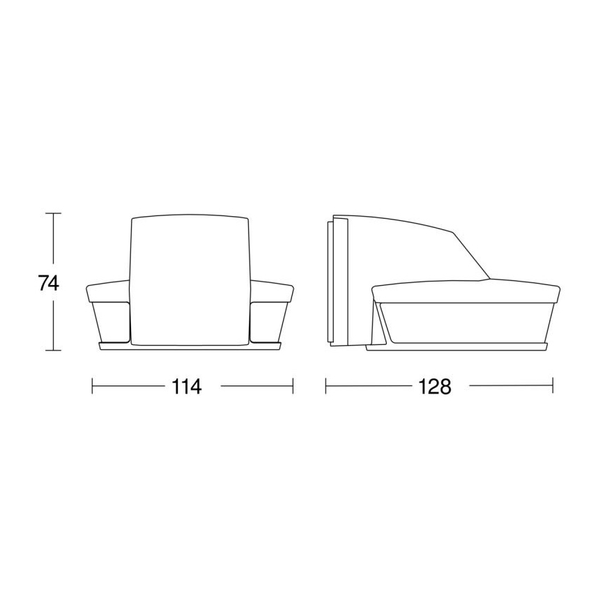 Steinel 056650 - Motion sensor SensIQ S IP54 anthracite