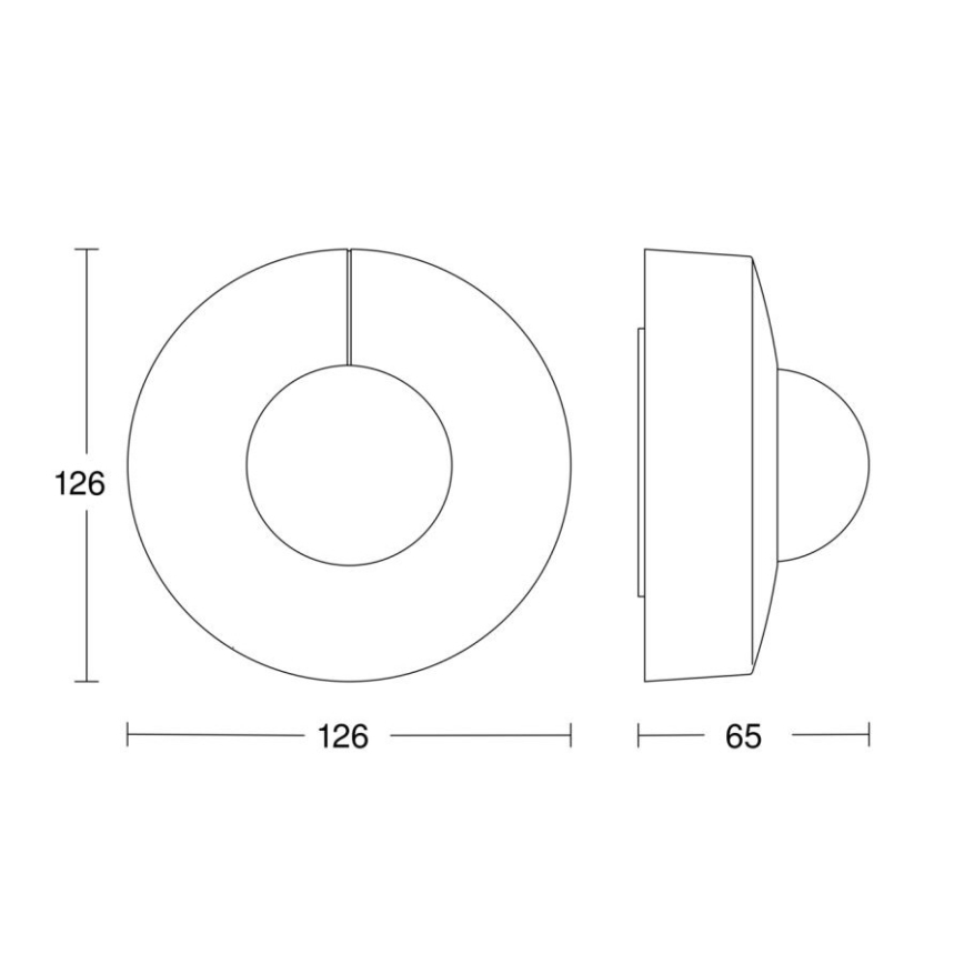 Steinel 057251 - Motion sensor IS 3360 DALI-2 IP54 round white