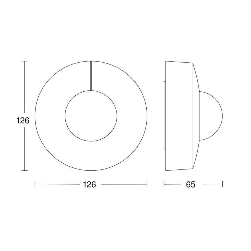 Steinel 057299 - Motion sensor IS 345 DALI-2 IPD IP54 round white