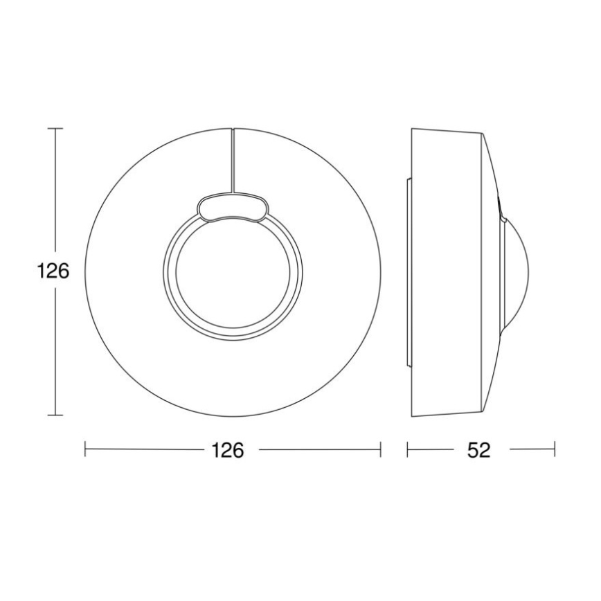 Steinel 057329 - Motion sensor HF 3360 DALI-2 IP54 round white
