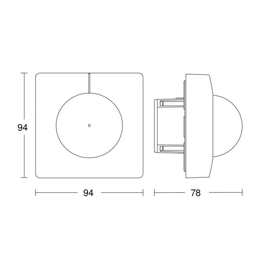 Steinel 057367 - Motion sensor IS 3180 DALI-2 IPD white