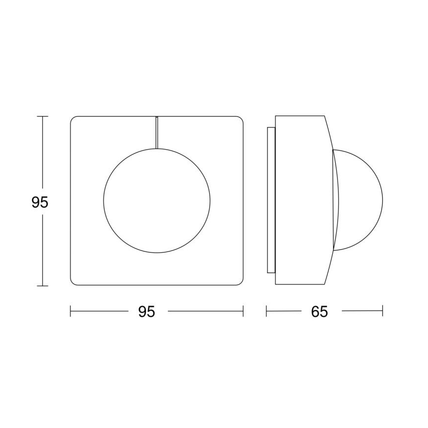 Steinel 057398 - Motion sensor IS 345 MX Highbay DALI-2 IP54 white