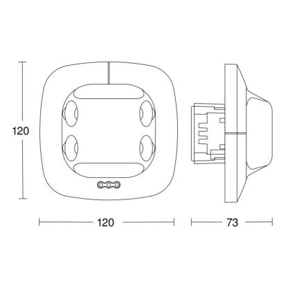 Steinel 057466 - Presence detector Dual US DALI-2 white