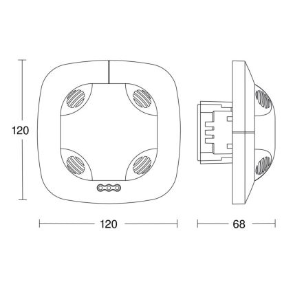 Steinel 057473 - Presence detector DualTech DALI-2 white