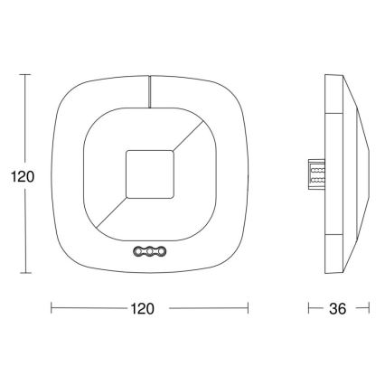 Steinel 057480 - Presence detector HF 360 DALI-2 white