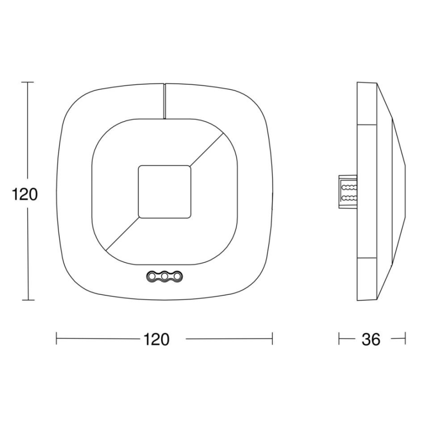 Steinel 057480 - Presence detector HF 360 DALI-2 white