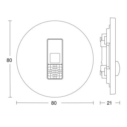 Steinel 057732 - Presence detector IR Micro DALI-2 white