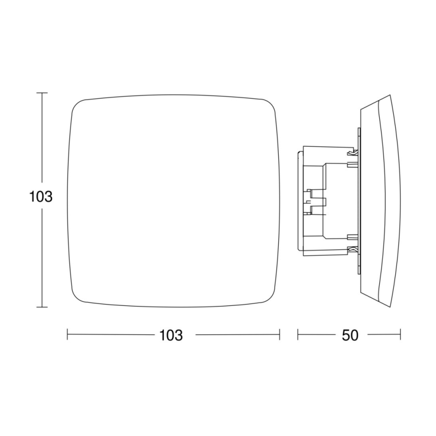 Steinel 057947 - Presence detector TRUE PRESENCE COM2 white