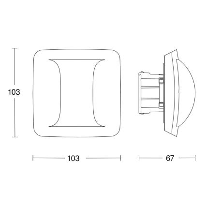 Steinel 057985 - Presence detector Hallway COM1 white