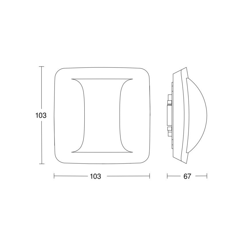 Steinel 058036 - Presence detector Hallway KNX white