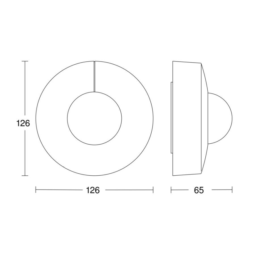 Steinel 058180 - Motion sensor IS 3360 V3 KNX IP54 round white