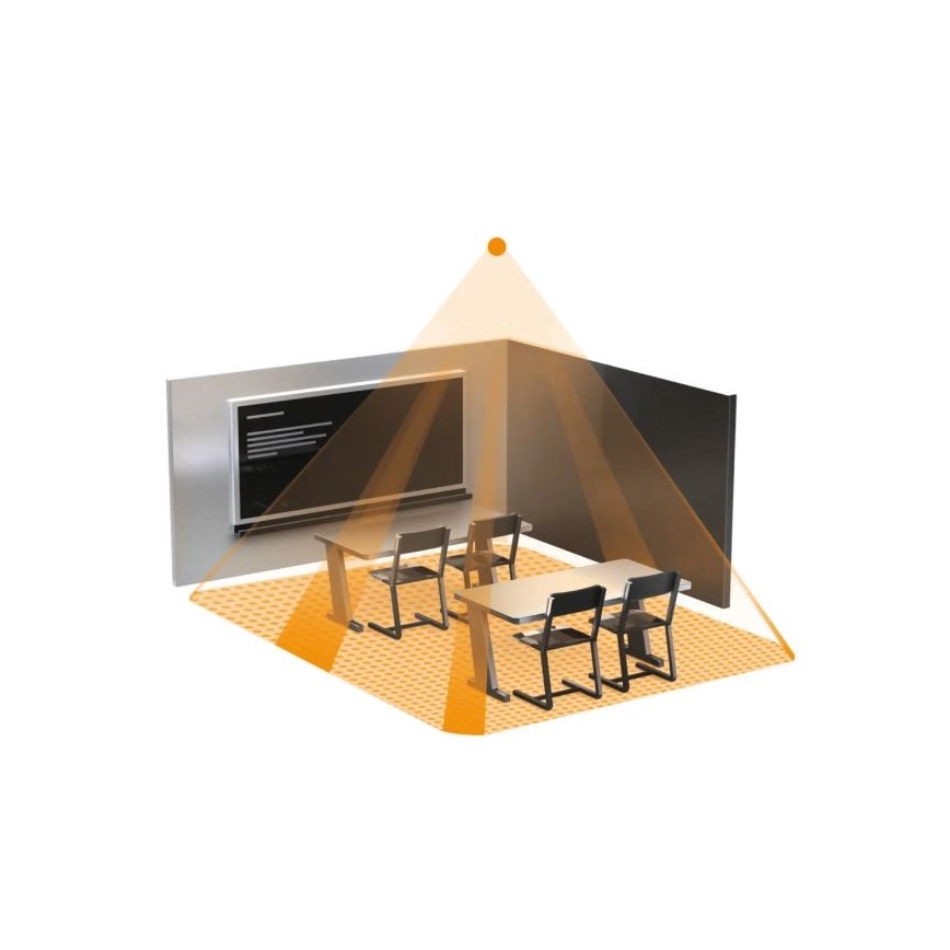 Steinel 058487 - Presence detector IR Quattro 8m V3 KNX white