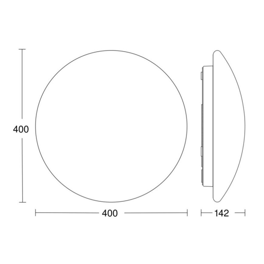 STEINEL 058609 - LED Bathroom ceiling light with sensor RS PRO LED/19,5W/230V 3000K IP54