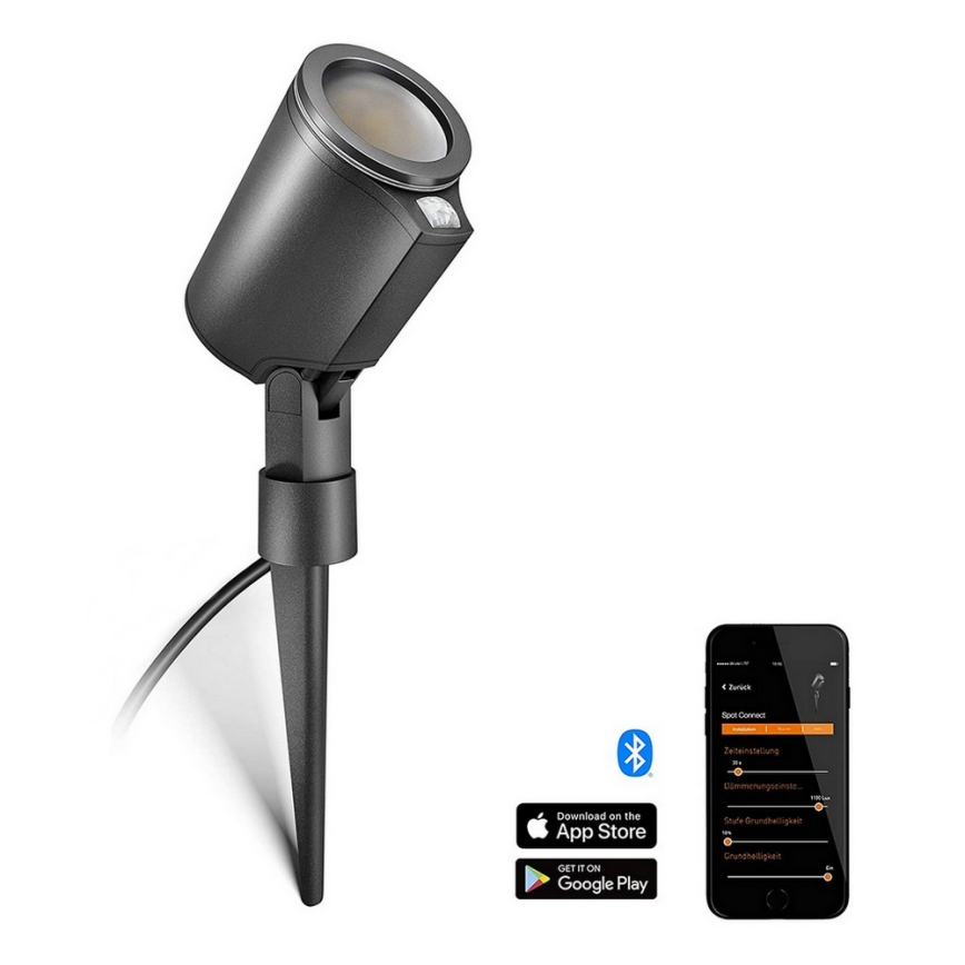 STEINEL 058685 – LED Outdoor Lamp with a Sensor SPOT GARDEN 1×GU10/7W/230V IP44