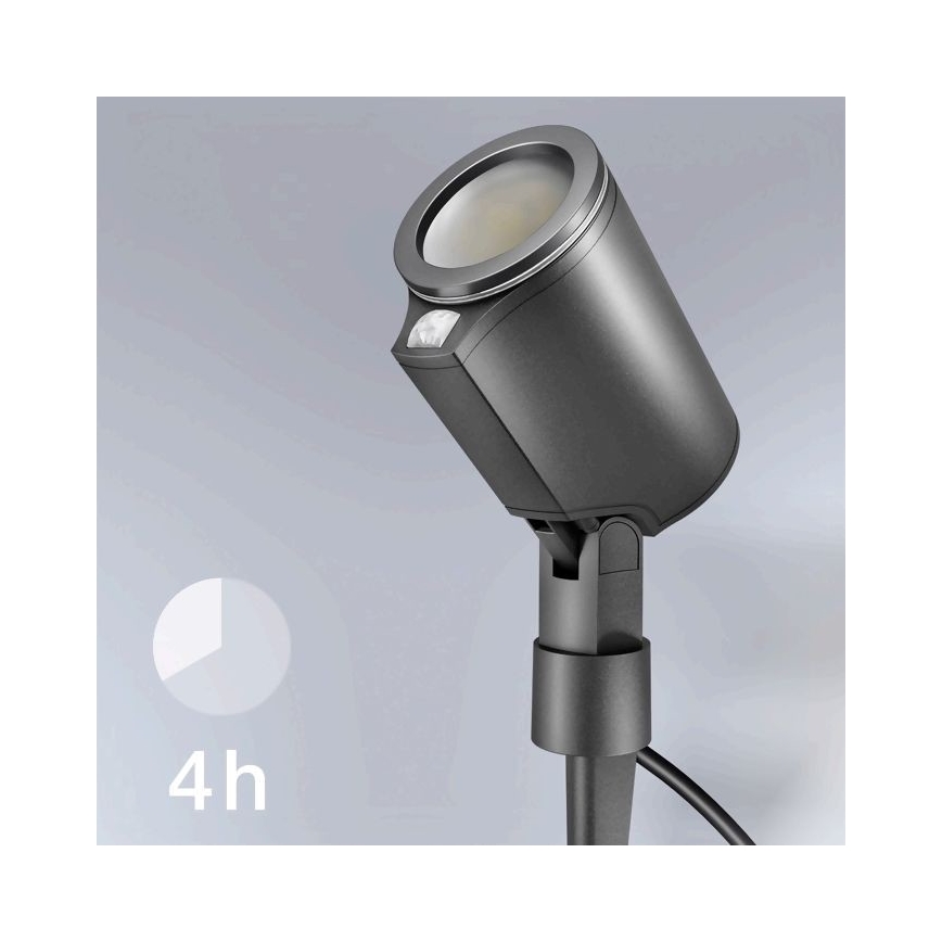 STEINEL 058685 – LED Outdoor Lamp with a Sensor SPOT GARDEN 1×GU10/7W/230V IP44