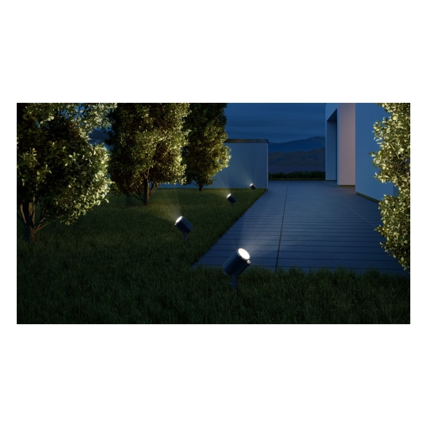 STEINEL 058685 – LED Outdoor Lamp with a Sensor SPOT GARDEN 1×GU10/7W/230V IP44