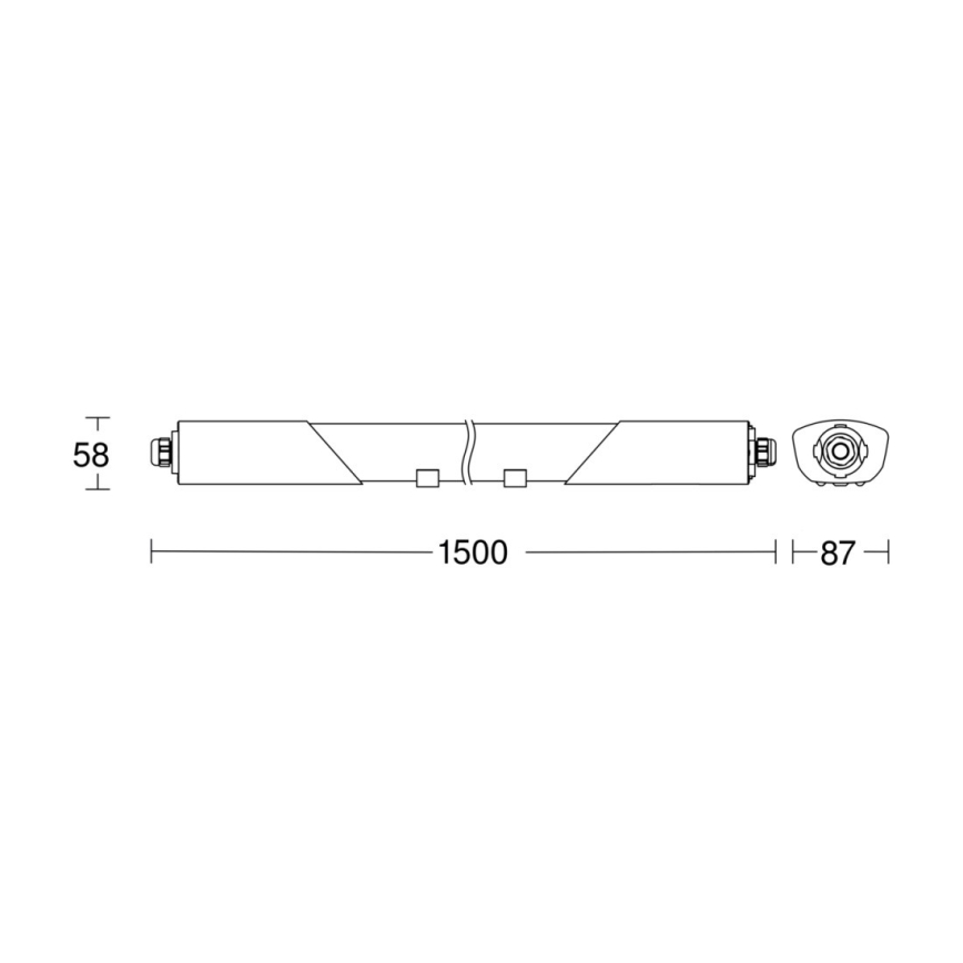 Steinel 058722 - LED Dimmable heavy-duty light RS PRO 5150 C LED/42W/230V IP65