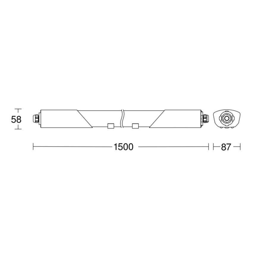 Steinel 058739 - LED Heavy-duty light with sensor RS PRO 5150SC LED/42W/230V IP66 4000K