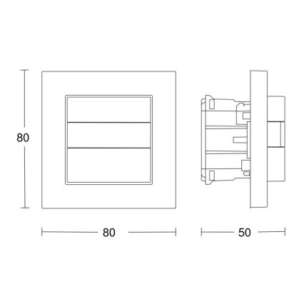Steinel 059460 - Motion sensor HF 180 KNX white