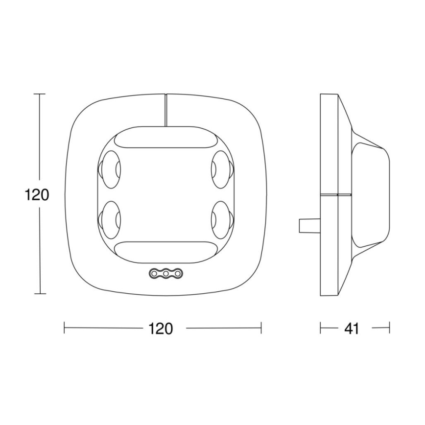 Steinel 059491 - Presence detector Dual US KNX white