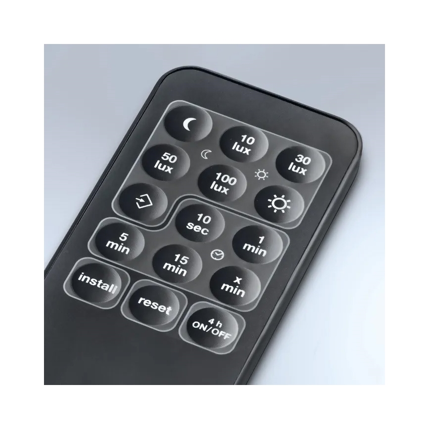 Steinel 059538 - Motion sensor SensIQ IP54 black + remote control